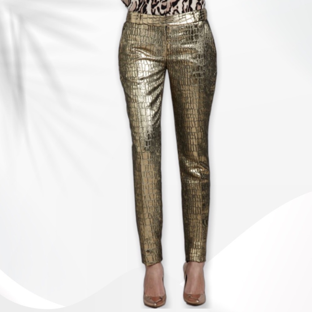 { Diane Von Furstenberg } - Mary Metallic Pants